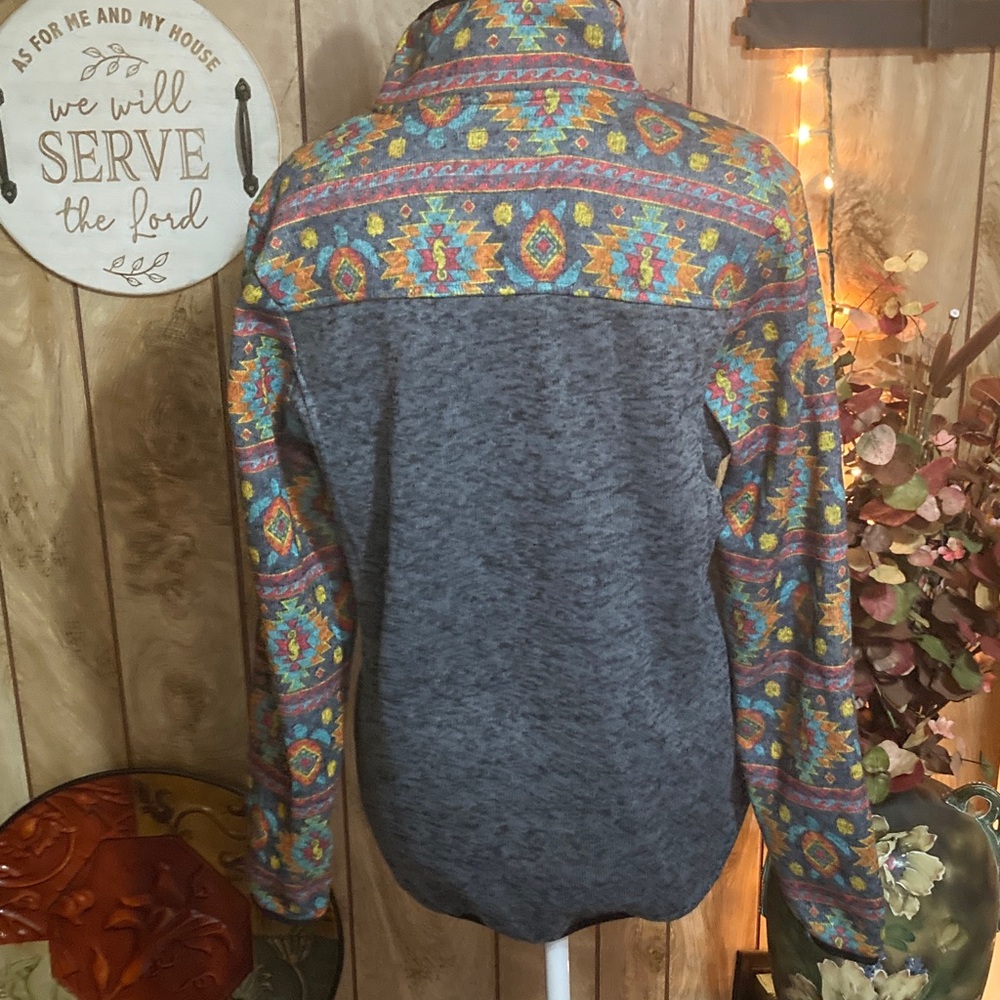 Simply Southern Multicolor Utility Jacket - Picture 6 of 9